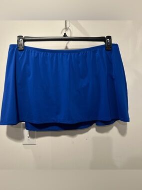 Liz Claiborne Royal Blue Swim Mini Skirt 20W